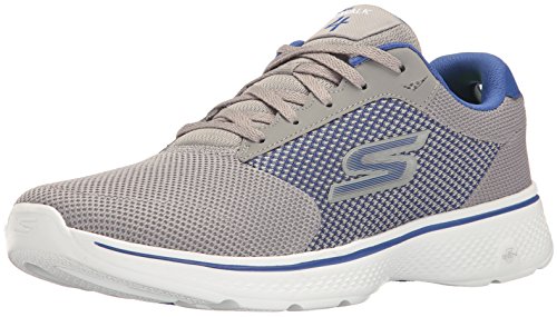 Preisvergleich Produktbild Skechers , Herren Walkingschuhe grau Gray / Blue Knit