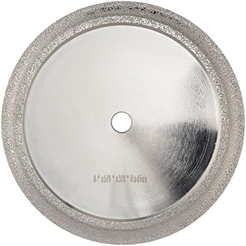 ToolocityPWBT0080 8-Inch Diamond Profile Wheel for Marble and Granite Tile 3/8-Inch Radius
