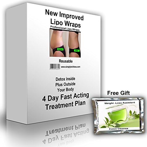 Inch-loss body wrap clay lipo applicator 4 works for ultimate firming toning slimming plus free turbo assistant colon cleaner pre wedding
