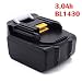 Produktbild Akku für Makita BL1430 14,4V 3,0Ah 195444-8 Li-Ion Lithium-Ion Battery Ersetzen Hochleistung (LG Zelle)