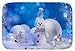 Produktbild Lukis Fußmatte für Innen- und Außen-Bereich 60x90cm Schmutzfangmatte Weihnachten Rutschfester und Waschbarer Fußabstreifer Schneemann-1