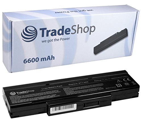 Hochleistungs Laptop Notebook AKKU 10,8V/11,1V 6600mAh für MSI M660 M662 M670 M675 M677 Megabook BTY-M66 M-660 M-662 M-670 M-675 M-677 BTYM66 LG F1 F-1 F1-2224A F1-2225A9 F1-2226A F1-222EG F1-2235A9 F1-2245A9 F1-224EG