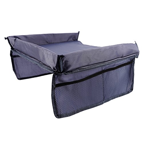 Auto Kinder wasserabweisend Spieltische Reise Esstische fuer Autositze dunkelblau/rosa/lila