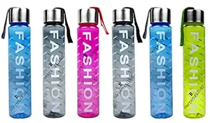 Perpetual Bliss (Pack of 10) Fancy Transparent Water Bottle for Kids / Birthday Return Gifts