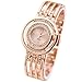 Produktbild Hunpta Mode Armband Armbanduhr Runde Zifferblatt Armband Tabelle Damenuhren (Rose Gold)