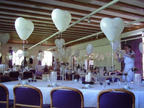 100 Ballonverschlüsse mit Polyband (Ballonschnüre) zur befüllung mit Helium - 3