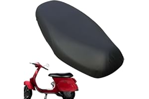 UEAVOID 1 Stück Motorrad Sitzbezug Wasserdicht Sitzbankabdeckung Moped Sitzbank Abdeckung Sitzschutz Regen Staub Sonnenschutz (Schwarz)