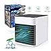 Produktbild 3 in 1 Mini Luftkühler Air Cooler, Sinicyder Mobile Klimaanlage leiser Tischventilator mit Abnehmbarer Wassertank, Tragbare Klimaanlage Luftkühler für Büro, Camping, zu Hause