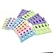 INHDBOX Pedicure Toe Seperator 12 Pack Salon Use ASSORTED COLORS