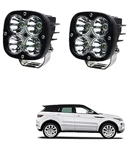 PRIKNIK Fog Light Super Bright Spot Flood Beam Driving Lamp (40W, White Light, 2 PCS) Compatible with Cars