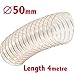 Produktbild Flexible Transparente Staubabscheider Schlauch 50 mm ID X 4 M Länge Sägemehl Lötrauchabsaugung Holz Belüftung Luftführung Rohr