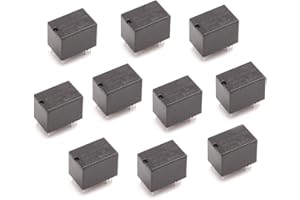 siwetg 10pcs JRC-21F 4100 DC Mini Relais de puissance 6 broches PCB Mount Circuit Relais 3V 5V 12V