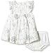 Mamas and Papas Baby Girls 0-24m Floral Print Dress, Off-White (Off White), 6-9 Months (Manufacturer Size:6-9)
