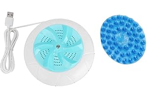 LetCart Mini Washing Machine - Mini Travel Portable Household Small Washing Machine Ultrasound Turbo Washer Laundry(Green)