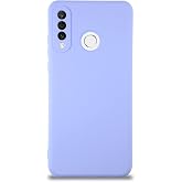 KZY İletişim Huawei P30 Lite ile Uyumlu Kapak İ&ccedil;i Kadife Kamera Korumalı Lansman Silikon Kılıf - Lila