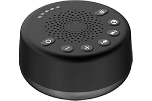Easysleep White Noise Machine Baby Weißes Räusche Einschlafhilfe für Baby Kinder 25 Beruhigende Klänge 32 Lautstärken 5 Timer Memory-Funktion (Adapter nicht inbegriffen)