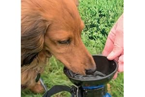 EURO MARKETING MANUFACTURING Aqua pet Borraccia per cani - Bottiglia con ciotola da viaggio per cani - Ciotola portatile - Bottiglia da viaggio colori assortiti