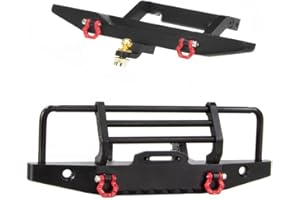 Levigo Juego de marco de parachoques delantero y trasero de aluminio RC compatible con Traxxas 1/18 TRX-4M Defender RC Accesorios de actualización de protección delantera y trasera