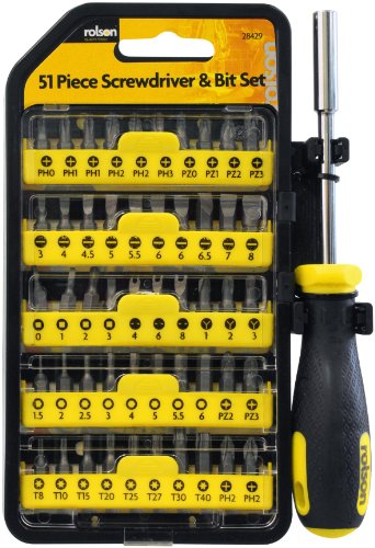 Rolson 28429 Schraubendreher und Bit-Set, 51-teilig - 2