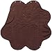 Wallaboo Baby Blanket Fleur, Supersoft 100% Cotton, For Pram, Moses Basket or Crib and Travel, Chocolat