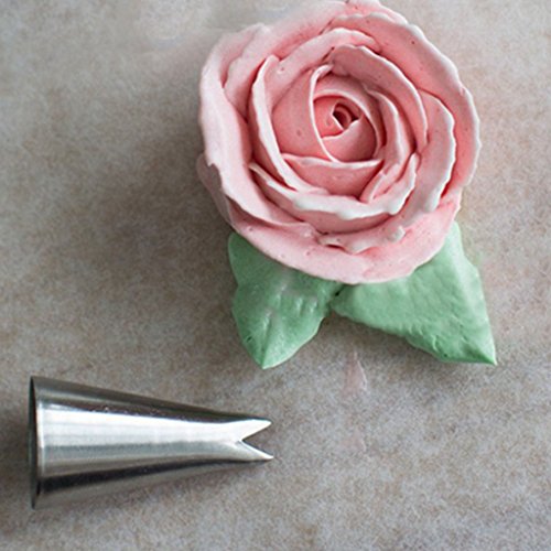 Satz 7pcs Russische Blatt Vereisung Rohrdüsen Kuchendekoration Düsen Tülle Spritzdüse Spritztülle Garniertülle Spitzen DIY Werkzeug - 4