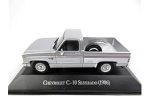 OPO 10 - Coche 1/43 Compatible con Chevrolet C-10 Silverado 1986 (AQV16)