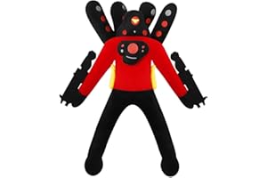 Super JAKES Juguete De Peluche para Inodoro,Skibidi Toilet Toy, Skibidi Toilet Speakerman Peluche, Stuffed Plush Figure Skibidi Toilet, Skibidi Toilet Game Doll, para los Fans de los Juegos