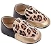 Toddler Baby Infants Leopard Crib Shoes Boy Girl Soft Sole Shoes Prewalker (6-12 months, khaki)