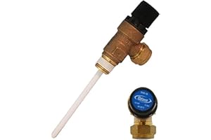 Heatrae Sadia Megaflo/Megaflow He P & T / Tpr Relief Valve 10 Bar 1/2 95605810