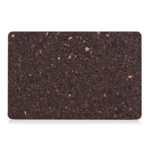 Kork-Platzmatte - dunkelbraun - 44 x 29 cm - Unterlage - Tischunterlage - Telleruntersetzer - Platzset aus Kork