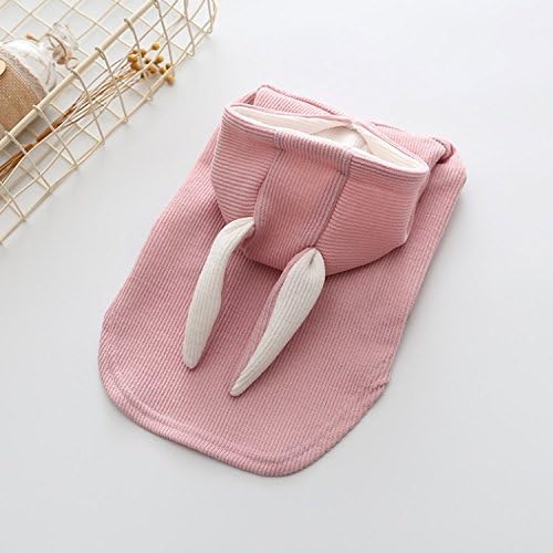 YQYQYQ Teddy clothes VIP Bichon Schnauzer Pomeranian small breed dog spring cat pet two-footed clothes, pink, L