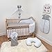 10 Piece Cot Bedding Set with Safety Padded Bumper (Fits Cot Bed 140x70 cm, Pattern 2)