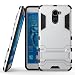 Produktbild Huawei Y7 Prime Hülle, SsHhUu Stoßsichere Dual Layer Hybrid Tasche Schutzhülle mit Ständer für Huawei Y7 Prime / Huawei Enjoy 7 Plus (5.5 Zoll) Silber