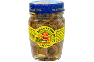 Pesce Azzurro Cefalù Filets d'anchois enroulés avec Câpres à l'Huile d'Olive 78 gr