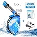 Produktbild Tauchmaske,Tvird Schnorchelmaske Vollmaske vollgesichtsmaske abnehmbarer Kamerahalterung verstellbarem Kopfband,Anti-Fog -Leck Sicherheit Schnorcheln mit wasserdichten Handytasche 2019 Neueste