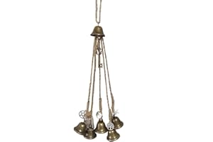 TUHNHGD Witch Bells, Witches Bells, Witch Decor, Wind Bell, Hanging Wind Chimes, Witchcraft Decor, Suitable For Porch, Garden And Window Decoration (A1)