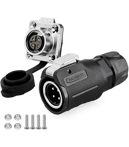 Connecteur Circulaire étanche HE29 IP68 - Raccord Fileté, 2-26 Broches, Pour Usage Extérieur/intérieur