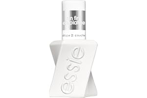 Essie Gel Couture Clear Nail Polish Longlasting, Chip Resistant, Fade Resistant, No UV Lamp Required, Top Coat, 13.5ml