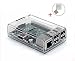 Produktbild Raspberry Pi 3 Modell B gehäuse,iBetter® Raspberry Pi 3 gehäuse Premium Case 2er Set Kühlkörper für Raspberry Pi 3 Modell B Quad Core und Raspberry Pi 2 Modell B + (B PLUS)-Transparent