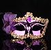 Produktbild Halloween Dekoration Ball Maske Party Performance Requisiten Lily Maske Maskerade Lady Maske K (kaufen Sie eine erhalten sie kostenlos)
