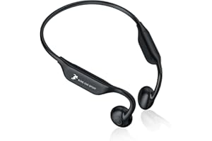 ZRUHIG Knochenschall Kopfhörer, Bluetooth 5.2 Wireless Bone Conduction Kopfhörer, IP67 Wasserfeste Sport Kopfhörer, Open Ear Kopfhörer mit Mikrofon, Knochenschall Kopfhörer für Joggen, Laufen, Radfahren…
