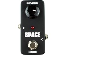 KOKKO FRB2 SPACE Mini Guitar Effects Pedal, Black - Full Reverb and Classic Hall Effect Sound Processor, Compact, GUITAR EFFECT DEVICE
