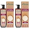 Kesh King Organics Fermented Rice Water Shampoo | Nourishes & Repairs | For Frizz-Free, Bouncy Hair | Certified Organic | No Artificial Colours, Parabens, Phthalates Or Harmful Chemicals, 300ml