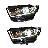 Kommt in einem Paar Scheinwerferbaugruppen [enthalten linke Seite (Fahrerseite) und rechte Seite (Beifahrerseite)], ein Paar HID-Kit [inklusive 2 Vorschaltgeräte und 2 Xenon-Leuchtmittel], alle Leuchtmittel enthalten.