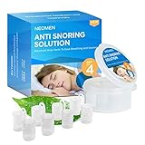Neomen® Snore Stopper Nose Vents - Set of 4 Premium Anti Snoring Sleep Aid Devices - Best Anti Snore Solution for Stop Snoring