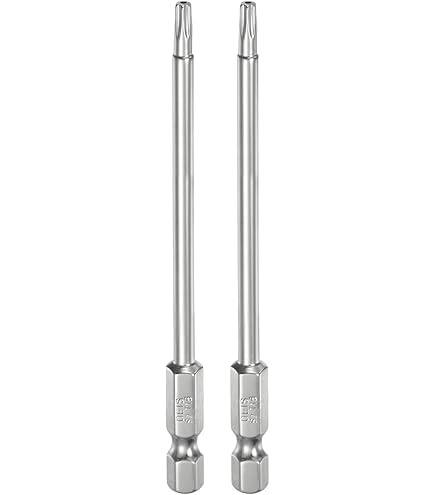 QUARKZMAN 2Pcs Embout De Sécurité Torx T25 1/4" Hexagonal 3