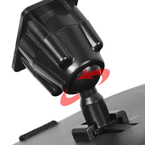 Zuoao Baby Spiegel Autospiegel Easy View – Rücksitzspiegel / Rückspiegel / KinderSpiegel für die Kopfstütze der Rückbank mit 360 Grad Drehung Schwarz - 8