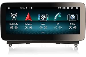 Erisin 10,25" 8-rdzeniowy 4 GB + 64 GB Android 13 radio samochodowe GPS nawigacja do Mercedes-Benz klasy C W204 S204 z systemem NTG 4.0 obsługuje IPS OEM Bluetooth 5.0 DAB+ bezprzewodowy CarPlay