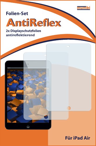 2x mumbi Displayschutzfolie iPad Air / iPad Air 2 / iPad 2017 (9.7 Zoll) Schutzfolie AntiReflex matt - 2