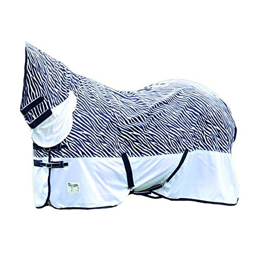 Shires Tempest Original Zebra ZEB-TEK Horse/Pony Fly Combo Rug, 6.0, Zebprt